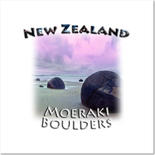 New Zealand - Moeraki Boulders Posters and Art